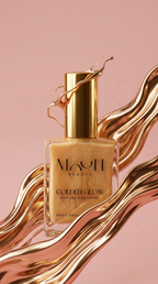 Body shimmering oil  Golden glow
