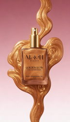 Body shimmering oil Golden glow