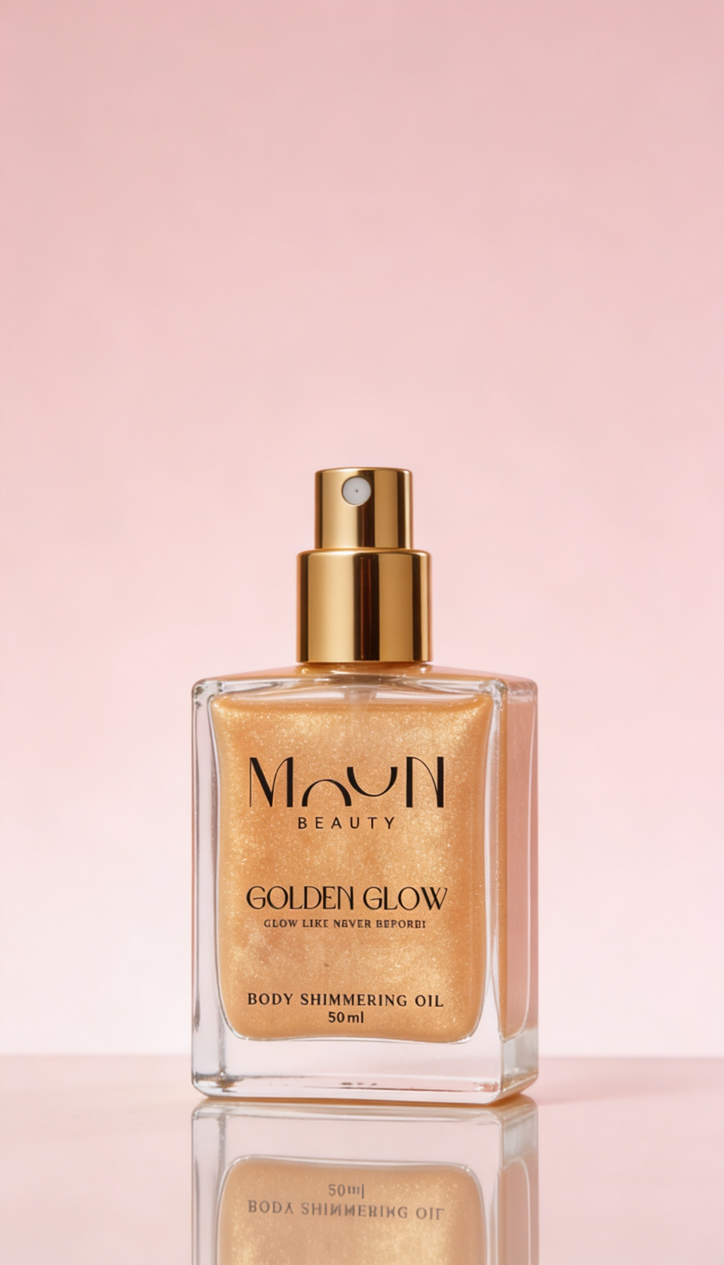 Body shimmering oil  Golden glow