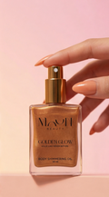 Body shimmering oil Golden glow